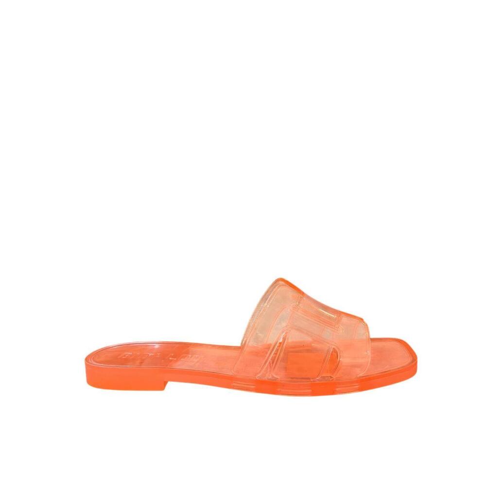 NEW BIBI LOU women's the holly jelly slide sandal in pink